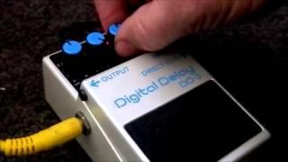 Boss Digital Delay DD-3 demo and tutorial