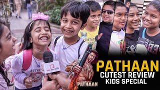 Pathaan Movie | CUTEST Review | KIDS Public Review | Shahrukh Khan Salman Khan, Deepika, John