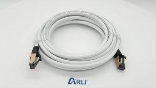 ARLI 5 m RJ45 Patchkabel CAT 8.1 S/FTP Netzwerkkabel Halogenfrei