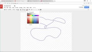 Using the scribble tool | Google Drawings | Corbin Anderson