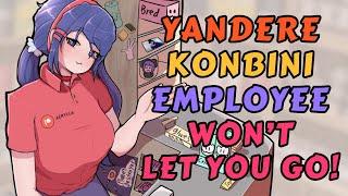 Yandere Konbini Store Employee Won't Let You Go [F4M] [Yandere ASMR Roleplay] [Binaural ASMR]