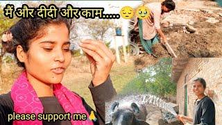 Mai aur meri didi aur humara kaam||Laxmi Patel #viral #vlog #vlogs