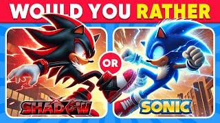 Would You Rather...? Sonic The Hedgehog 3 Edition ️ Daily Quiz