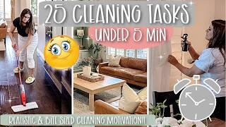 Helpful TIPS to Clean Your Home Fast!  Busy Mom Clean With Me & Hacks