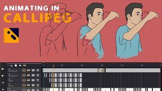 Frame by frame 2D Animation Workflow - Animating in Callipeg
