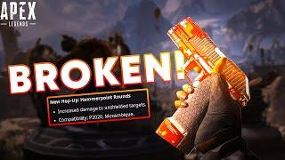 IS THE P2020 BROKEN in APEX LEGENDS with HAMMERPOINT ROUNDS?