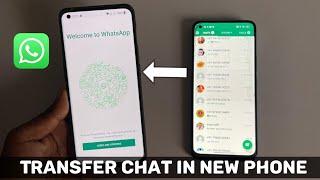How to transfer Whatsapp Messages From Old to New Phone | Restore Whatsapp Photos Video On New Phone