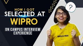 Wipro Interview Experience |  On-Campus Interview | Freshers | Anshika Gupta