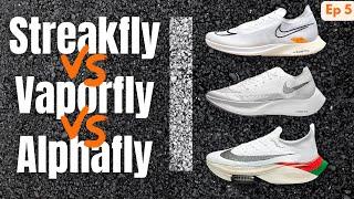 Nike Streakfly Vaporfly Alphafly comparison over 30k LONG marathon training session!