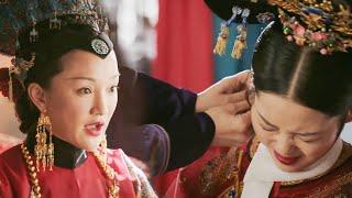 Concubine Jia mocked Ruyi as unworthy of being a queen, and Ruyi pierced her ear with an earring!