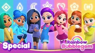 Rainbow Bubblegem TV Version Opening song | Call up a rainbow | Mermaid Cartoon | Rainbow Bubblegem