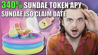 How to earn 340% APY in SUNDAE from your ADA! + ISO Token Claim Date! Cardano Farming SundaeSwap