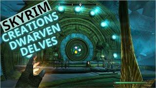 Skyrim Anniversary Edition: Creations Paid Mods Showcase - Dwarven Delves! Two New Dungeons!