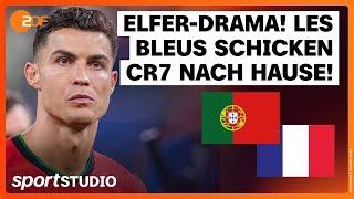 Portugal – Frankreich Highlights | Viertelfinale, UEFA EURO 2024 | sportstudio