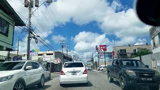 Driving through Cocoyea Village to San Fernando Trinidad