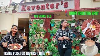 Tried pork for the first time that too in Keventers • Barfi shooting spot