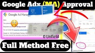 Free Adx Approval With High ECPM Earning | Free Adx Approval