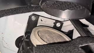 How To Clean The Lint Off Of A Toyota Prius C Hybrid Battery Cooling Fan Vent
