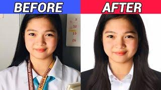 How to edit your photo ID | DIY 2x2 picture with formal attire | TikTok trend (Tutorial)