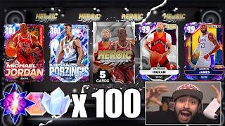 YESSSS!!! I Opened OVER 100 New Super Packs to Pull the Best Cards in NBA 2K25 MyTeam Pack Opening