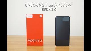 Redmi5 - Unbox !!! Quick Review !!!