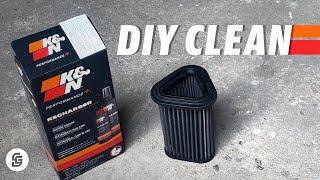 Cleaning your K&N Air Filter | Royal Enfield 650 Twins