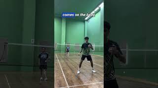 Captain America defence ️ #badmintontraining