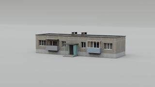 Procedural Soviet Building Generator (Blender)