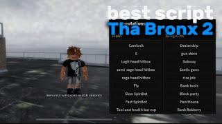 Best Tha Bronx 2 Script | aimbot , hitbox , inf money , Esp and gun mods!