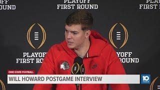 Will Howard postgame interview | Ohio State vs. Tennessee