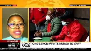 Labour union Numsa rejects Eskom's 1.5% wage increase for its workers: Phakamile Hlubi-Majola