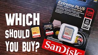 Should You Spend More on a Sandisk Extreme, Extreme Plus or Extreme Pro SD Card?