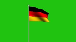 Germany Flag Green Screen