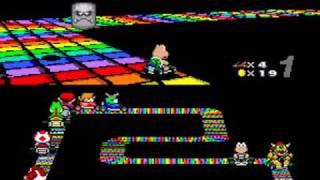 Super Mario Kart (SNES) - Rainbow Road Special Cup (150cc) record