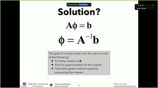 UCFD 2024 - Lecture 13: Iterative solvers 1