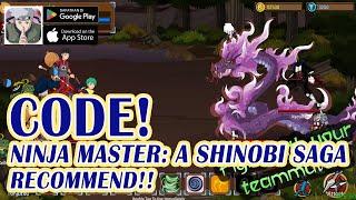 NINJA MASTER; A SHINOBI SAGA 3 GIFTCODES |  REDEEM CODE & HOW TO REDEEM CODE - IDLE RPG GAME 2023