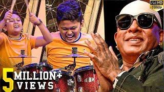 Unbelievable Wonder Kid Steven Devassy - Drums Sivamani Awestruck! Watch to Believe!