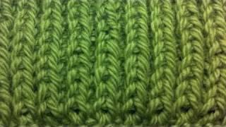 New Stitch A Day: How to Knit Left Handed - The Fisherman's Rib Stitch