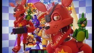 ULTIMATE CUSTOM NIGHT ROCKSTAR FOXY   PLASTILINA......../PORCELANA