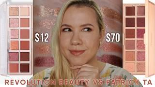 Patrick Ta Major Dimension II Palette VS Makeup Revolution True Icon Palette