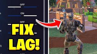 HOW TO STOP LAGGING IN FORNITE 2024! (FIX LAG FORTNITE)