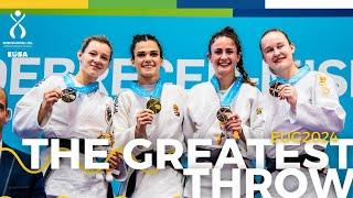 The greatest throw! Gold medals in JUDO! #eug2024