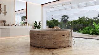 380.000.000 $ Home in Bel Air Los Angeles , Master Bathroom CGI ! ( 4K )