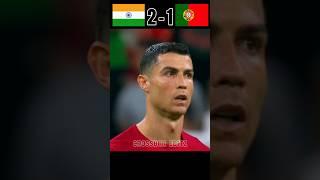 India VS Portugal Imaginary Final Match | Intense Match | #sunilchhetri vs #ronaldo