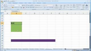 What is a cell reference in Excel 2007? (Excel 07-022)