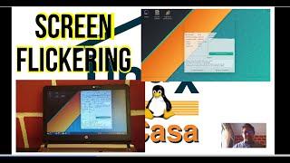 Parpadeo (Screen Flickering) grabando la pantalla en Manjaro Linux Escritorio KDE