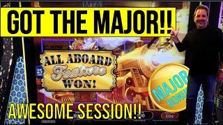 GOT THE MAJOR ON ALL ABOARD SLOT!