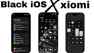 Black iOS setup in hyperos xiomi !!