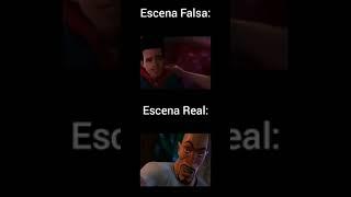 Escena Falsa vs Escena Real #shorts #short #shortvideo #humor #humorista #acrossthespiderverse