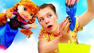 Spielspaß mit Puppen und Irene. Magische Videos mit Anna und Elsa. 2 Folgen am Stück